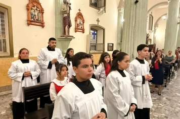 Foto - Paróquia Nossa Senhora de Nazaré celebra Santa Missa no 1º Dia Votivo rumo aos 350 anos do município