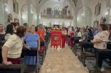 Foto - Paróquia Nossa Senhora de Nazaré celebra Santa Missa no 1º Dia Votivo rumo aos 350 anos do município
