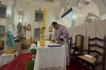 Foto - Paróquia Nossa Senhora de Nazaré celebra Santa Missa no 1º Dia Votivo rumo aos 350 anos do município