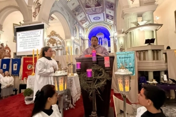 Foto - Paróquia Nossa Senhora de Nazaré celebra Santa Missa no 1º Dia Votivo rumo aos 350 anos do município