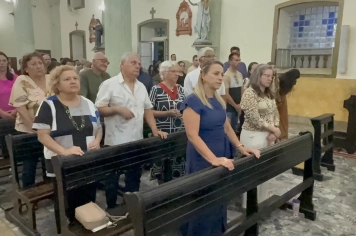 Foto - Paróquia Nossa Senhora de Nazaré celebra Santa Missa no 1º Dia Votivo rumo aos 350 anos do município