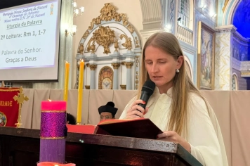 Foto - Paróquia Nossa Senhora de Nazaré celebra Santa Missa no 1º Dia Votivo rumo aos 350 anos do município