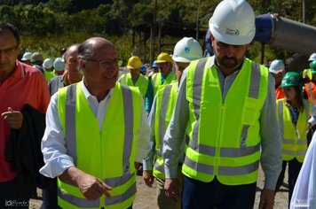 Foto - Prefeito de Nazaré Paulista recebe visita do Governador Geraldo Alckmin e cobra melhorias