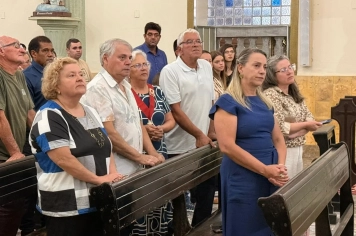 Foto - Paróquia Nossa Senhora de Nazaré celebra Santa Missa no 1º Dia Votivo rumo aos 350 anos do município