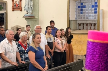 Foto - Paróquia Nossa Senhora de Nazaré celebra Santa Missa no 1º Dia Votivo rumo aos 350 anos do município