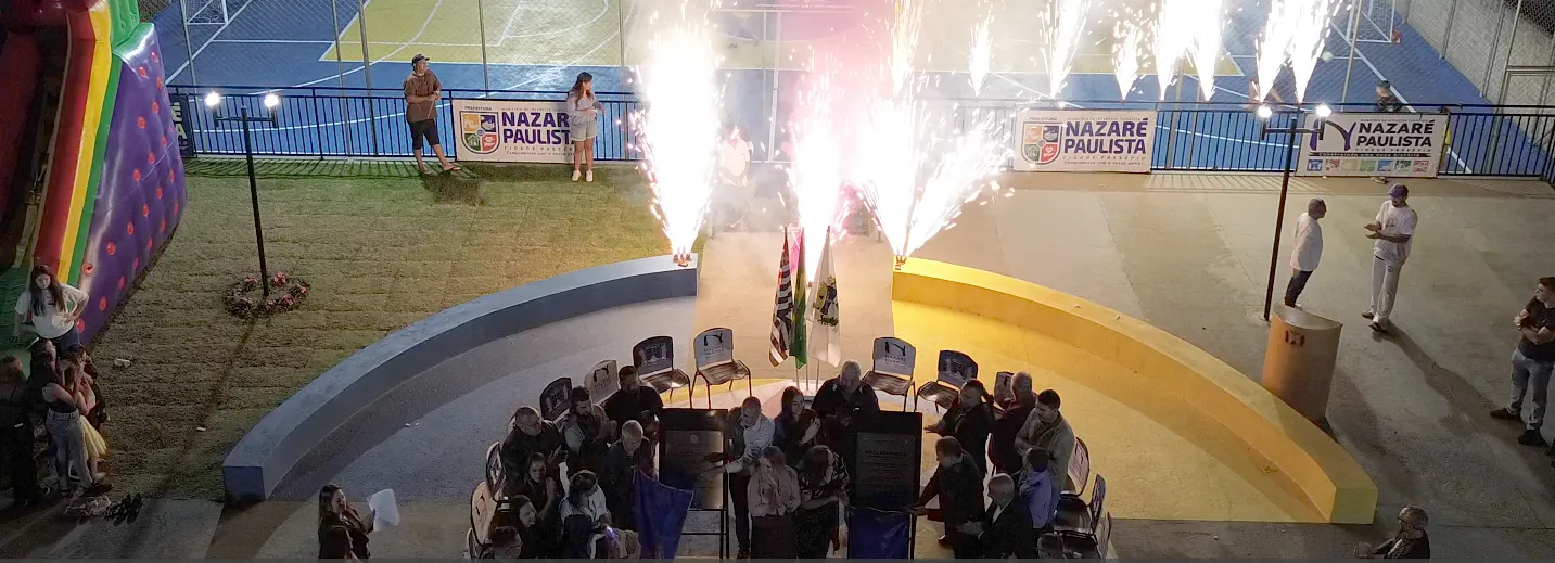 Prefeitura realiza inauguração da Praça de Esportes “Thamires Manoel Barbosa” no bairro Tanque Preto em Nazaré Paulista