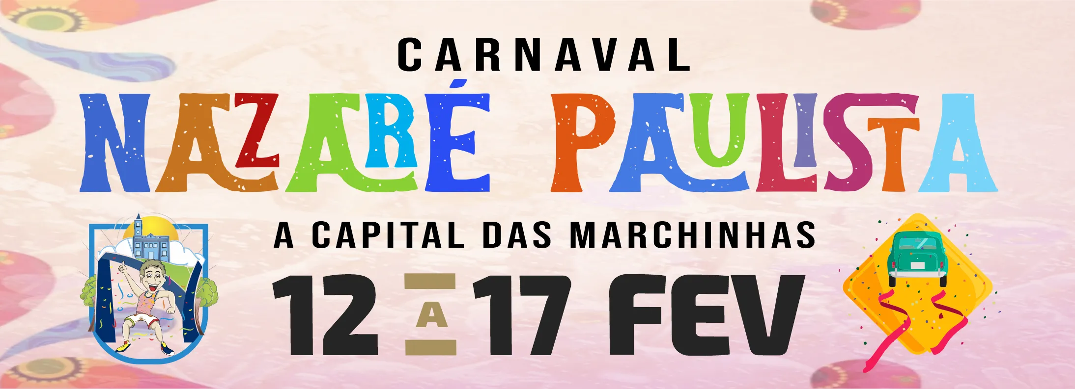 Programação oficial - carnaval de marchinhas 2026 de Nazaré Paulista