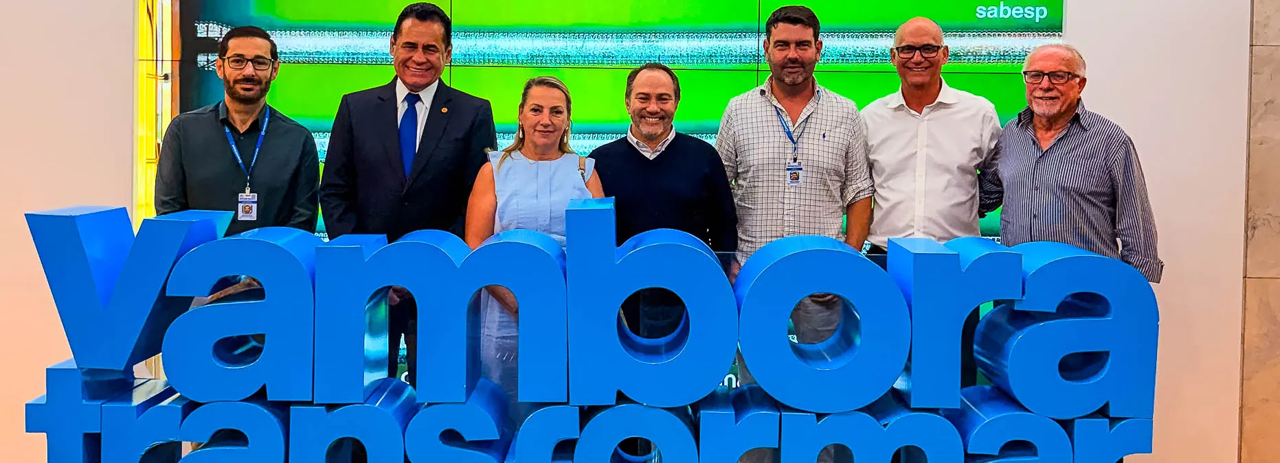 Prefeita Professora Guinha e Secretários reforçam defesa dos interesses do município em reunião na SABESP em São Paulo