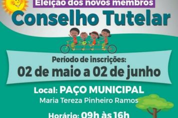 CMDCA abre inscrições para eleição do Conselho Tutelar 