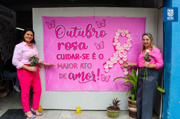 Outubro Rosa: FUNDO SOCIAL REALIZA AÇÃO NO ENCERRAMENTO DA CAMPANHA DO OUTUBRO ROSA EM NAZARÉ PAULISTA
