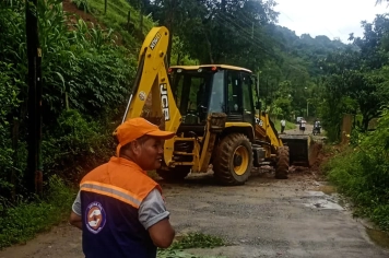 Defesa Civil atua na desobstrução de vias e atendimento a ocorrências após chuvas nos bairros de Nazaré Paulista