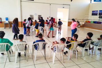 Prefeitura realiza oficinas de férias com muita diversão e aprendizado para a garotada em Nazaré Paulista.