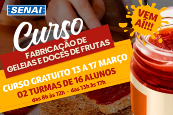 Prefeitura de Nazaré Paulista abre vagas para curso de fabricação de geleias e doces; veja como se inscrever