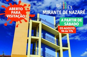 Neste Sábado(05/08): Prefeitura de Nazaré Paulista anuncia abertura do Mirante de Nazaré “Antonio dos Santos – Canhoteiro” para toda população e turistas 