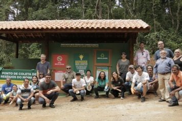 Ponto de coleta de resíduos é inaugurado em Nazaré Paulista