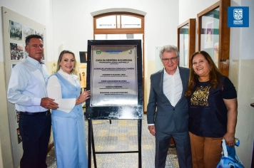 349 anos: Prefeitura realiza Ato Cívico e inauguração da Casa da Memória Nazareana “Professor Licínio Carpinelli”