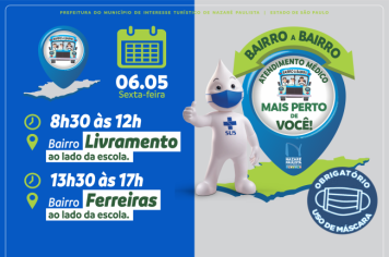 Prefeitura de Nazaré Paulista retoma Programa de saúde Itinerante 