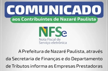 Comunicado Oficial aos Contribuintes