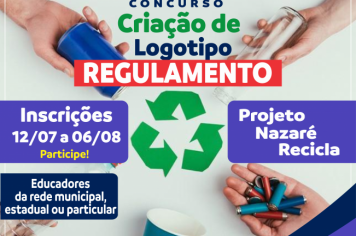 Regulamento de concurso para criação de logotipo do Projeto de Coleta Seletiva do Município de Nazaré Paulista