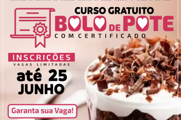 Fundo Social e Sebrae oferecem curso gratuito de bolos no pote em Nazaré Paulista