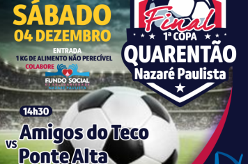 Notícia - Copa Quarentão 2022 de Futebol de Campo começa neste sábado em  Nazaré Paulista - Município de Interesse Turístico de Nazaré Paulista