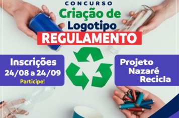 Regulamento de concurso para criação de logotipo do Projeto de Coleta Seletiva do Município de Nazaré Paulista