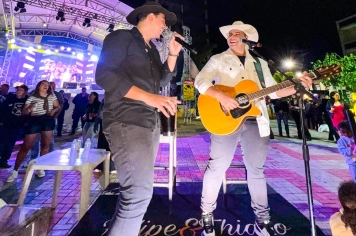 Show de Felipe & Thiago encerra em grande estilo a Festa dos 349 anos de Nazaré Paulista