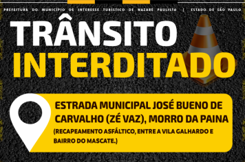 Trânsito Interditado