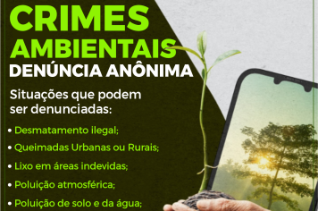 Prefeitura de Nazaré Paulista disponibiliza canal de denúncias ambientais anônimas