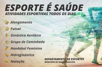 Esporte com Qualidade de Vida!