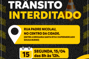 Comunicado departamento municipal de Trânsito 