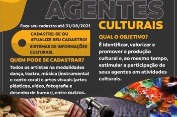 Departamento de Cultura convoca artistas para o cadastro no Mapeamento Cultural de Nazaré Paulista