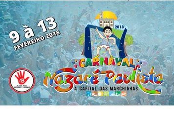 Programação Oficial do Carnaval 2018