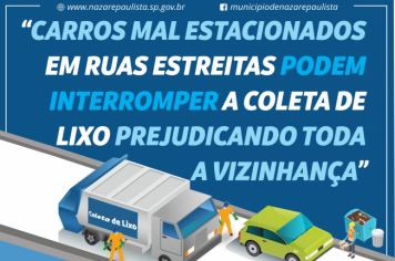 Prefeitura reforça atenção dos moradores e motorista e auxiliar na coleta domiciliar 