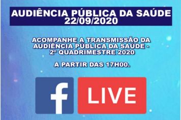 Audiencia Pública da Saúde - 2º Quadrimestre