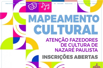 Prefeitura de Nazaré Paulista abre inscrições para o Mapeamento Cultural 2026