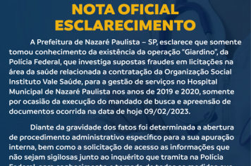 Nota de Esclarecimento