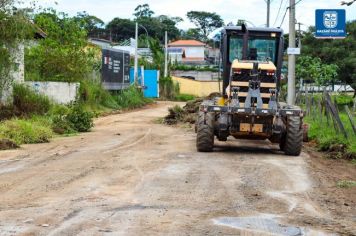 Prefeitura de Nazaré Paulista segue com as manutenções de estradas no Bairro Tanque Preto