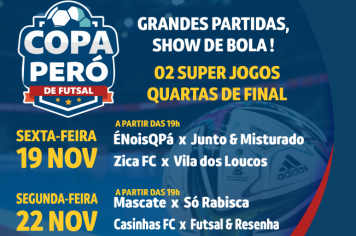 Hoje (19) tem jogo decisivo da Copa Peró de Futsal de Nazaré Paulista