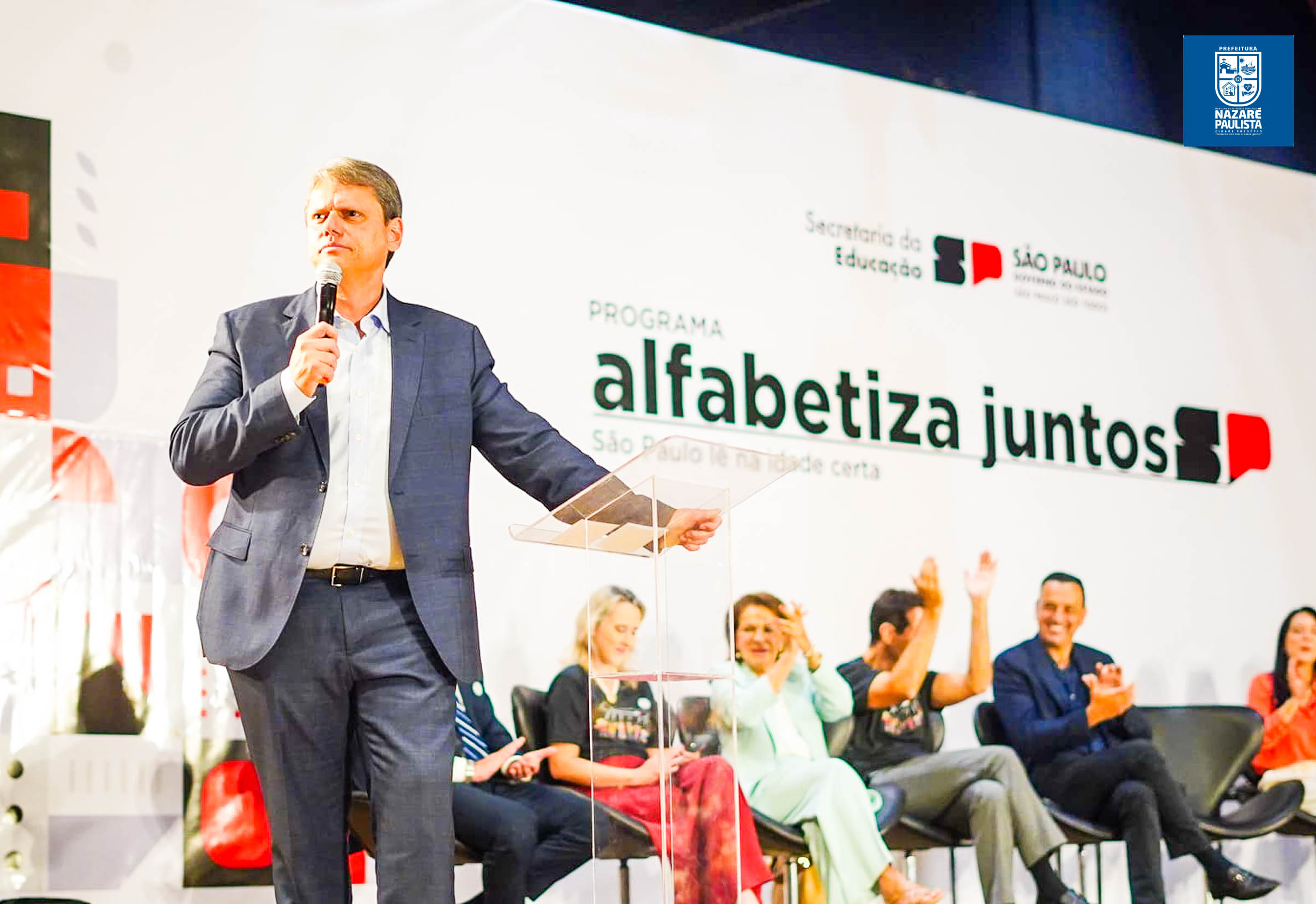 Nazaré Paulista participa de premiação e pactuação do programa Alfabetiza Juntos SP