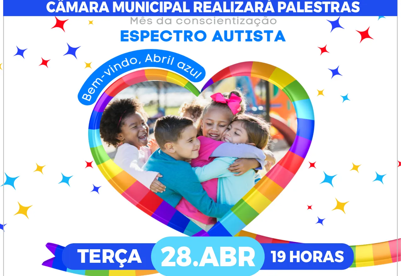 Câmara Municipal promove palestras nesta terça-feira(28) em mais uma ação do abril azul em Nazaré Paulista