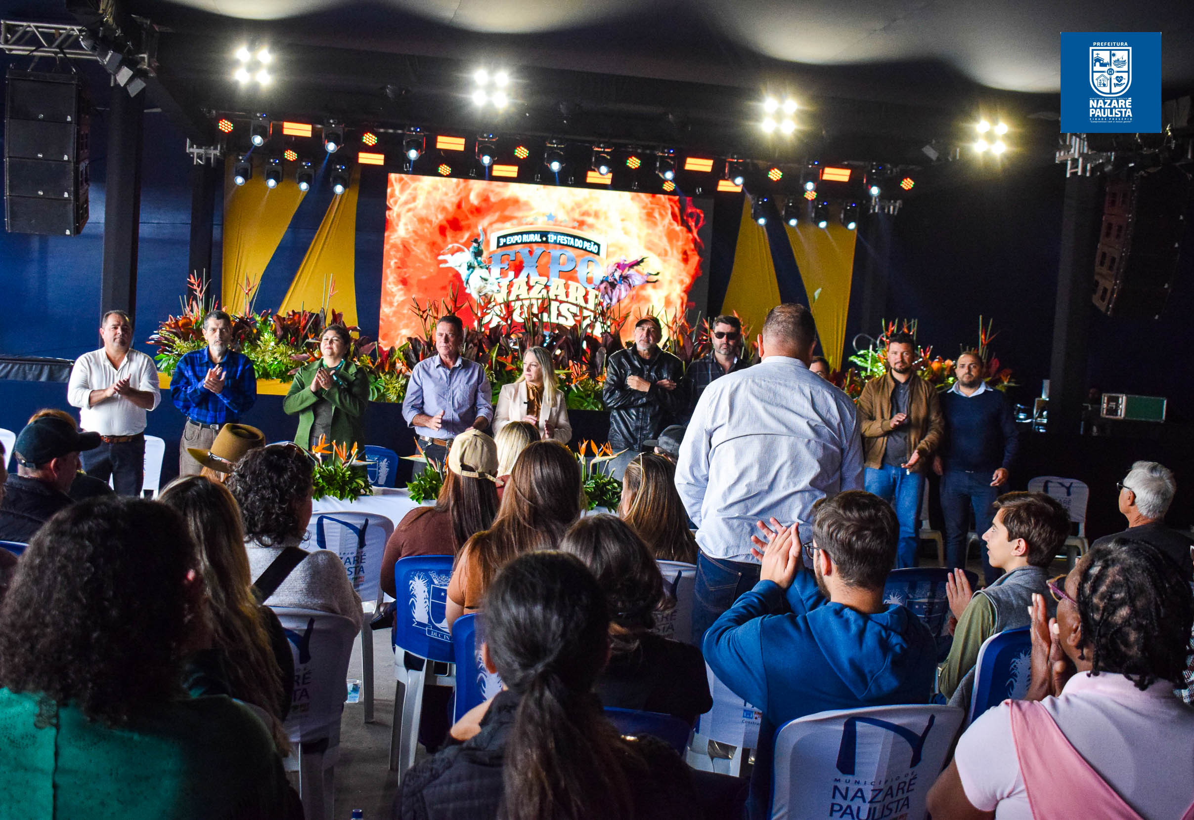 Autoridades prestigiam abertura da Expo Nazaré Paulista 2025 e 3ª Expo Rural