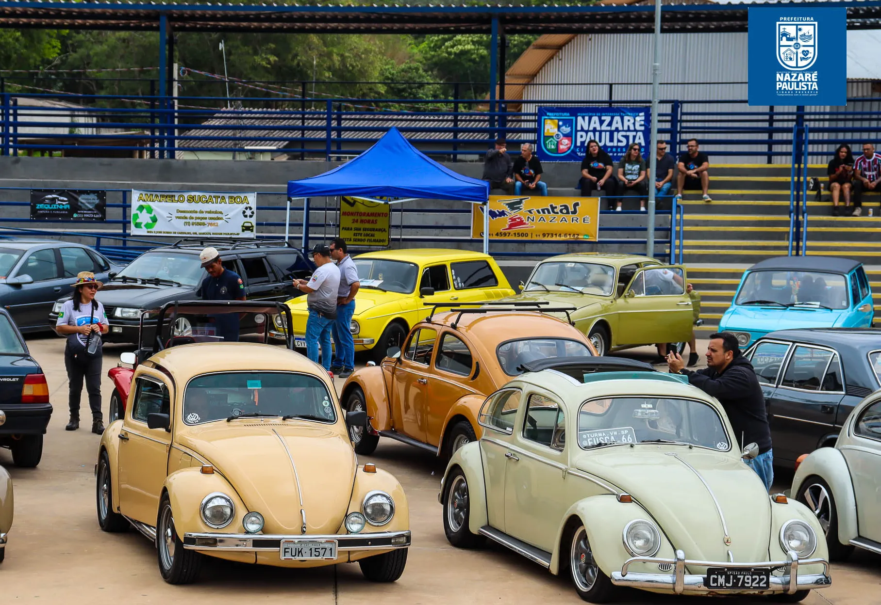 8º Encontro de Fuscas e Derivados anima as comemorações dos 349 anos de Nazaré Paulista