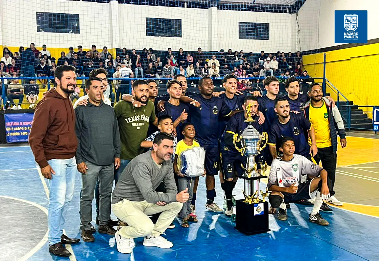 PodPah conquista o título da Série Prata do Campeonato Municipal de Futsal de Nazaré Paulista