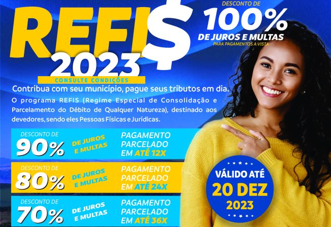 Não perca esta oportunidade! Contribuinte de Nazaré Paulista aproveite o REFIS 2023 e regularize seus débitos com o município.