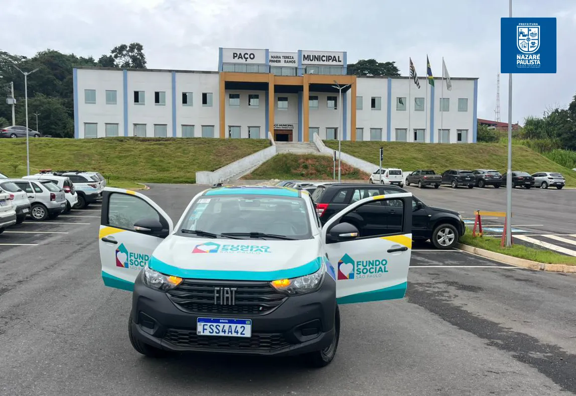 Prefeitura fortalece atendimento e recebe do Governo do Estado um veículo zero quilômetro para o Fundo Social de Nazaré Paulista