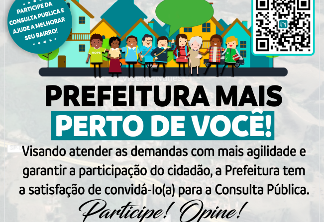 Prefeitura de Nazaré Paulista lança consulta pública, “Prefeitura mais perto de você!”