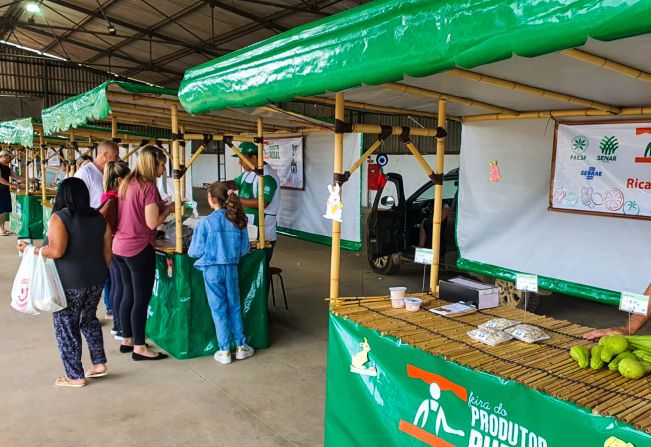 Nazaré Paulista realizou mais uma edição da Feira do Produtor Rural com produtos frescos e praça de alimentação 