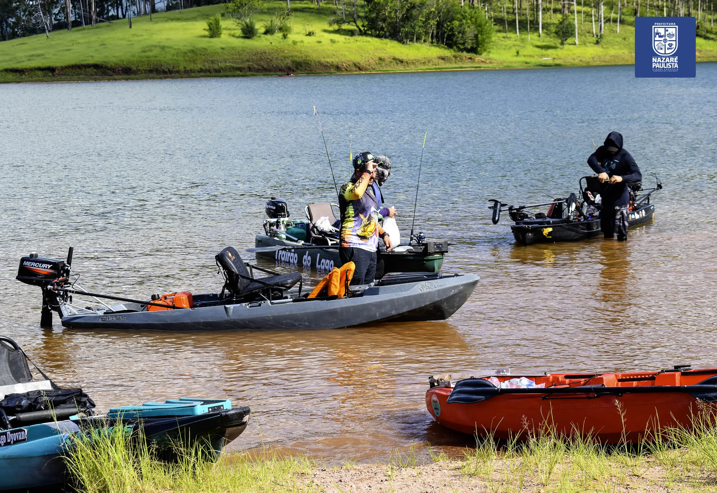 Nazaré Paulista sedia final de torneio nacional de pesca esportiva em caiaque e reforça vocação turística e esportiva