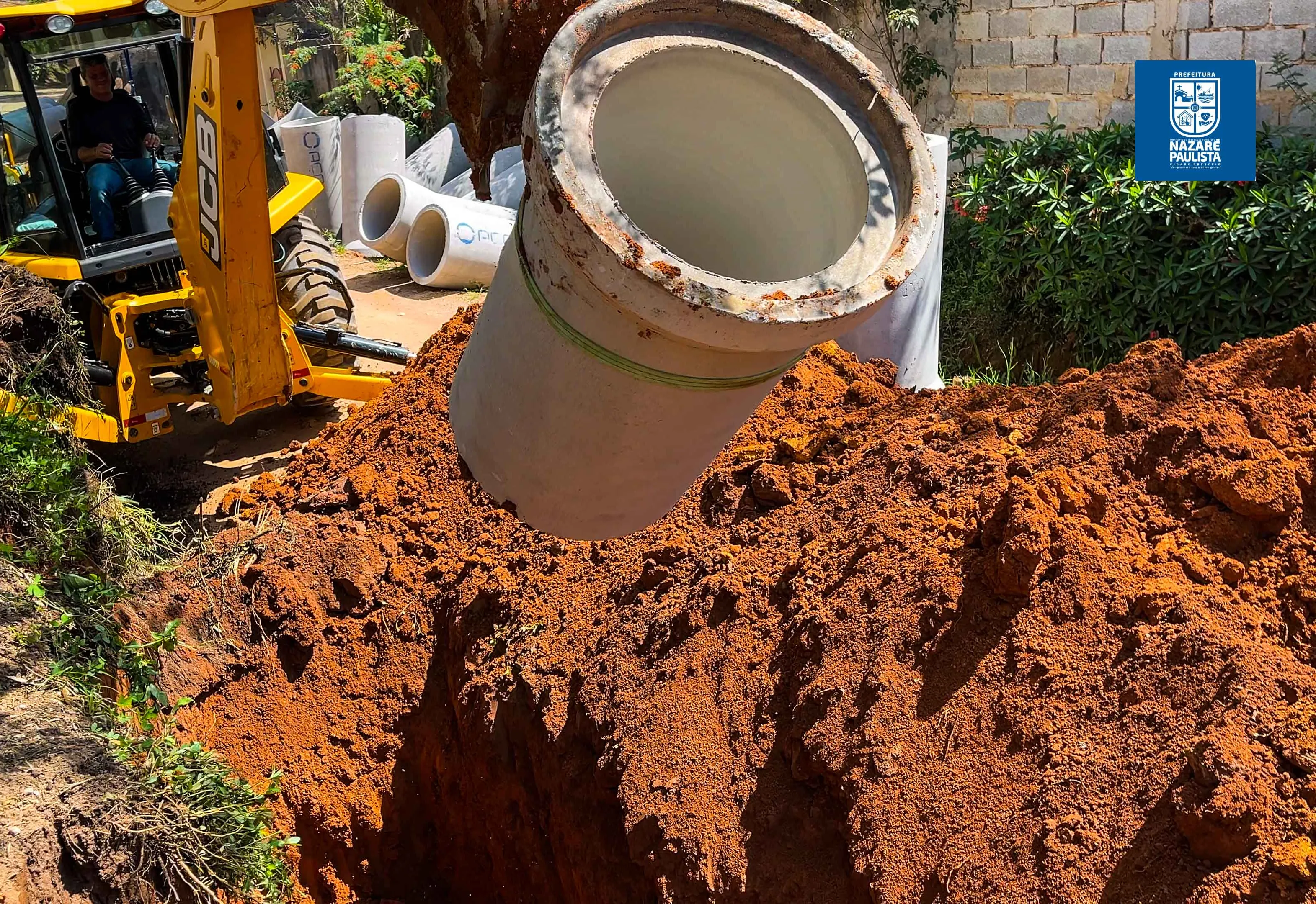 PREFEITURA DE NAZARÉ PAULISTA AVANÇA EM OBRAS DE INFRAESTRUTURA NO BAIRRO MOINHO 2